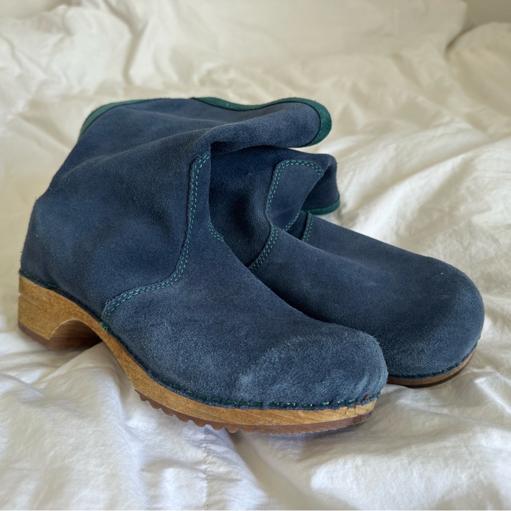 Sanita Blue Suede Boots, size 38 - Picture 7 of 10